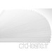 Easy-Fensterfix® reg; Store plissé en papier Protège contre la lumière et brise-vue Sans Perçage Pour fenêtre  Papier  Blanc  91 cm - B00KS47BPA